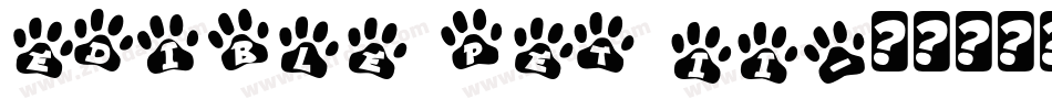 Edible Pet II字体转换